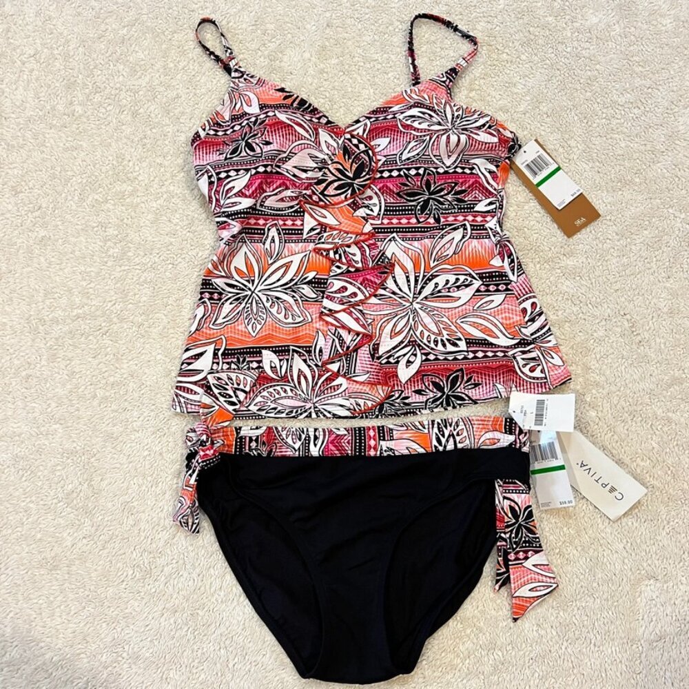 Captiva Tankini Size Large NWT